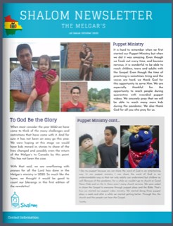 Prayer Letter - January 2023